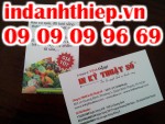 In nhanh danh thiếp, in nhanh một mặt hai mặt